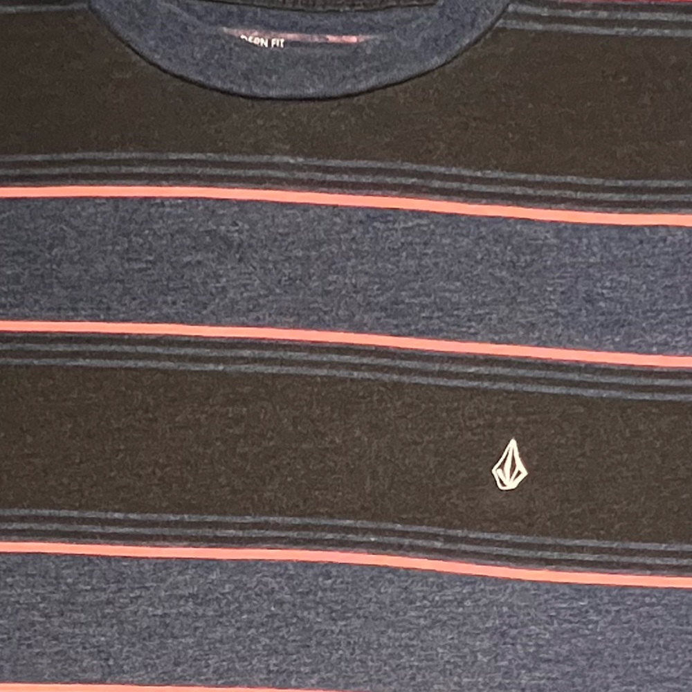 Volcom Blue Bandstone Crew Tee